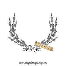 Blank Lavender Laurel Wreath Instant Download Digital Image Etsy In 2020 Lavender Tattoo Wreath Drawing Wreath Tattoo