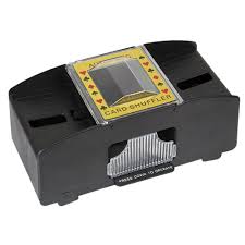 I made it in one day, but it was hard getting it. Card Shufflers Sports Fitness Battery Operated Household Poker Card Shuffler Machine For The Elderly Card Shuffler Quiet Operation Electric Automatic Wooden Playing Card Deck Shuffler Ichengsi Co Jp