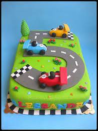 Race Car Cake Kapkek Pastalar Temali Pastalar Bebek Keki