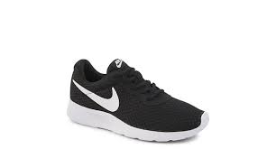 Black And White Nike Running Shoes Womens Black White Nike Tanjun Women S Sneakers Off Broadway Shoes Black Nikes Nike Nike Women