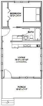 The drawing shows 2 different layout options with column layout detail. 16x30 Tiny House 1 Bedroom 1 Bath 480 Sq Ft Pdf Floor Etsy Container House Plans Tiny House Floor Plans House Blueprints