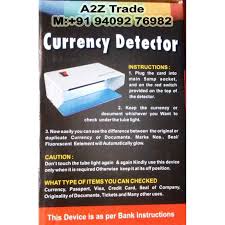 Find here online price details of companies selling fake note detector machine. High Quality Fake Note Currency Detector On 50 Discount