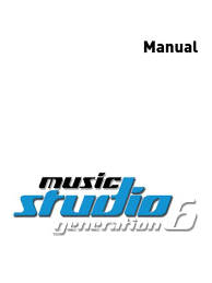 In music maker you can choose from various software instruments, each produced at studio level quality. Manual Magix Music Studio Generation 6