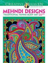 It took me about two to three weeks to finish it. Creative Haven Mehndi Designs Coloring Book Traditional Henna Body Art Creative Haven Coloring Books Amazon De Noble Marty Fremdsprachige Bucher