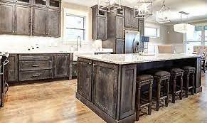 We have been the go to supplier for easy shopping, great service and low pricing for rta and assembled cabinets since 2008! Rustic Shaker Grey Kitchen Cabinets Sample Door Rta All Wood
