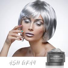 Temporary hair dye and highlighting kits. Buy Hair Color Wax Ash Gray Color Hair Wax Temporary Hair Dye Wax Mud 150g 5 3oz Hair Dye Wax Washable Natural Instant Unisex Hair Wax Color For Party Cosplay Halloween Online In Vietnam B09265qb53