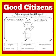 Pin On Good Citizenship Activities Kinder First Grade