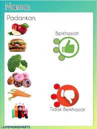 Berkhasiat mengobati bronkitis, kencing nanah, haid tidak teratur, obat sakit panas, demam pada anak anak, sariawan, batuk, gondok akar biasanya digunakan sebagai pewarna makanan dan minuman. Makanan Berkhasiat Dan Tidak Berkhasiat Interactive Worksheet
