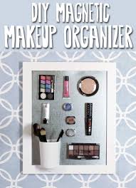 My magnetic whiteboard has string holders so i took that gorgeous lace. Here S A Simple Way To Organize Your Makeup