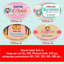 Seriusly better u all usha page dia. Stiker Label Kue Stiker Kemasan Stiker Label Produk Stiker Toples Shopee Indonesia