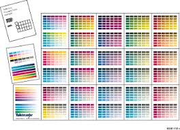 printing and using the color sampler charts