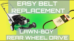 This lightweight machine comes in at around 69 pounds. Easy Fast Lawn Boy Self Propelled Mower Drive Belt Replacement 4k Youtube