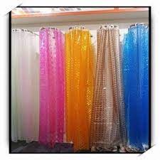 This durable shower curtain liner prevents mildew, soap, and water residue from building up on your curtain, and the reinforced grommets support the plastic hooks included with the liner. Bright Colored Shower Curtain Various Color Can Be Matched Global Sources