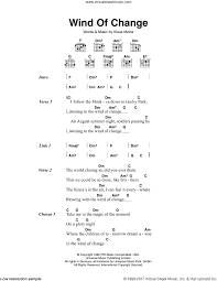 Scorpions Wind Of Change Sheet Music For Guitar Tablature V2 In 2022 Guitar Lessons Songs Guitar Chords And Lyrics Lyrics And Chords