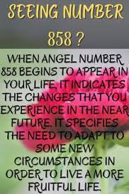 Angel Number 858 Meaning Numerology