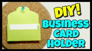 Create free, custom business card designs. How To Make A Business Card Holder How To With Kristin Youtube
