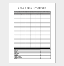 Monitoring the daily cash flow for your business is critical to its success. Daily Inventory Template 6 For Word Excel