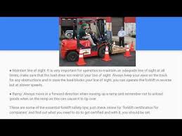 Maybe you would like to learn more about one of these? Osha Forklift Safety Training Forklifttraining California Osha Forkliftcertificate Forkliftoperating Licen Forklift Training Forklift Forklift Safety