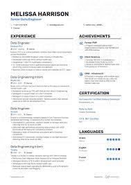 data engineer resume examples do's