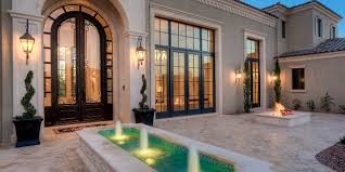 Has air conditioning and private yard. New Formal Mediterranean Home In Fulton Ranch Fratantoni Luxury Estates