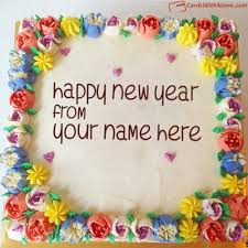 Happy New Year Cake Images With Name Online New Year Wishes Happy New Year Wishes Happy New Year