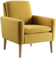 Amazon Com Lohoms Modern Accent Fabric Chair Single Sofa Comfy Upholstered Arm Chair Living Room Furnitu Arm Chairs Living Room Upholstered Arm Chair Armchair