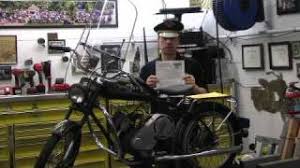 Image result for Sportsman Yellow 1952 Motorcycle