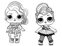 Miss punk lol coloring page. Coloring Page Lol Surprise Doll Lol Surprise Doll Rocker And Lol Doll Miss Punk 1