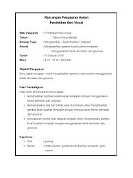Bahasa seni visual other contents: Rph Tahun 5 Stensil Dan Gosokan