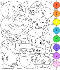 Nicole S Free Coloring Pages Color By Number Bunnies Coloring Pages Malen Nach Zahlen Kinder Ostern Malen Kostenlose Ausmalbilder