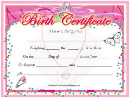 The birth certificate can include the name, location, time, medical officer/institution delivered and the child's name, and which compulsory parts are mainly determined by the location of the birth certificate. 10 Free Printable Birth Certificate Templates Word Pdf Best Collections