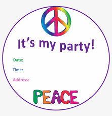 Are you looking for party program design images templates psd or png vectors files? Hippy Party Free Printable Invitations Labels Or Loyalty Program Free Transparent Png Download Pngkey