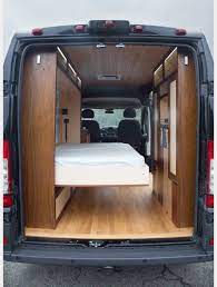 murphy bed in a promaster full rv mattress size 53 x 75 vs a home queen size 60 x 80 sprinter camper transporter inneneinrichtung wohnmobil ausbauen