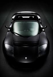 Black Tesla Electric Roadster Rj Muna Tesla Motors Tesla Roadster Tesla Electric Car