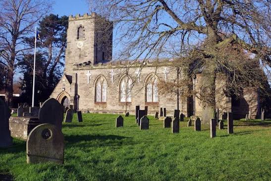 Village scene in Calverton, Nottinghamshire