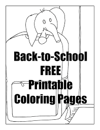 Free Printable Coloring Pages For Back To School From The Illustrations Of Popular Children S Book Ellie S Ca Popular Childrens Books School Activities School