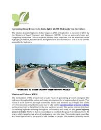 A green corridor is a cleared out special road route, created for an ambulance that transports organs meant for transplant at the hospital. Upcoming Road Projects In India With Nghm Making Green Corridors By Nghmindia Issuu