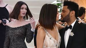The weeknd, 26, and selena gomez, 24, both have very famous exes, and now. Selena Gomez Says I Love You To The Weeknd Right In Front Of Bella Hadid S Family At The Met Gala Youtube