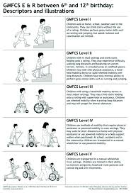 five gross motor function classification system gmfcs