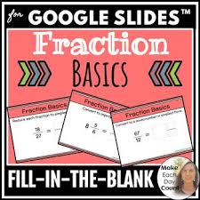 Fraction Basics Google Slides Simplifying Fractions Fractions Fun Fractions