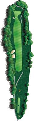 Example Of A Golf Course Yardage Book Illustration This Is A Par 4 Map Created For A Golf Course By Bench Craft Company C Golf Courses Yardage Book Golf Game