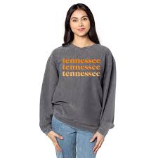 Vols Tennessee Chicka D Repeating Corded Sweatshirt Alumni Hall