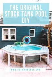 It is a nice idea which still keeps the it makes the look very masculine and quite industrial with that combination of metal and rocks as its overall look. Diy Stock Tank Pool Everything You Need To Know