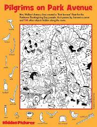 Free thanksgiving hidden picture puzzles printables. Highlightsforkids Pilgrims On Park Avenue Thanksgiving Themed Hidden Picture Find Free P Hidden Pictures Highlights Hidden Pictures Hidden Picture Puzzles