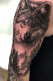Save Shoulder Wolf Tattoo Sleeve Wolf Tattoos Sleeve Tattoos