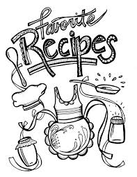 The Recipe Binder That You Can Color In Scrapbook Recipe Book Recipe Book Design Recipe Book Diy