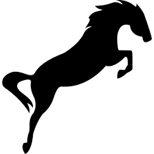 Download Horse Black Silhouette In Elegant Jump For Free Elephant Stencil Horse Silhouette Horse Stencil
