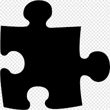 Black and white puzzle game. Jigsaw Puzzles Puzzle Game Black Silhouette Png Pngwing