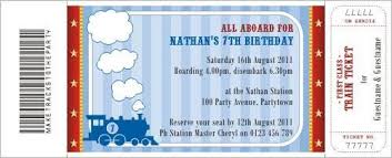Train Fun Birthday Invitations Available In Pdf Format To Download And Print At Ho Ticket Invitation Birthday Birthday Invitation Templates Invitation Template