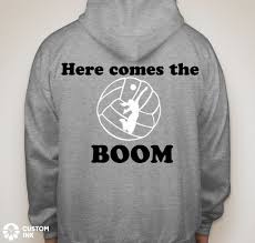 here comes the boom volleyball volleyball shirt designs